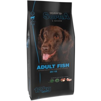 Delikan Supra Supra Dog Super Premium Adult Fish 12 kg – Zboží Mobilmania
