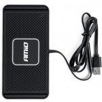 Amio Bezdrátová Qi nabíječka do auta 3.0 15W s USB, 158x78 mm | Zboží Auto