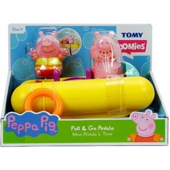 TOOMIES Prasátko Peppa Pig s tatínkem na šlapadle