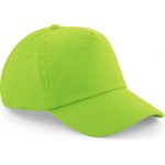 Beechfield Dětská 5 panelová čepice Original limetková – Zboží Dáma