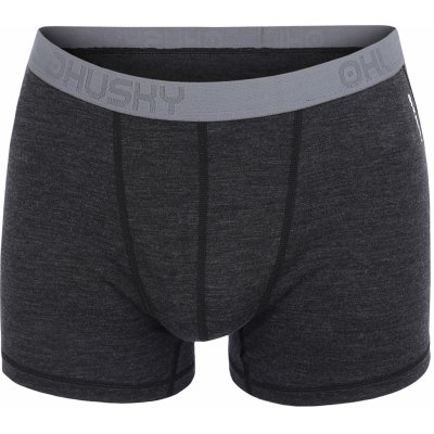 Husky merino pánské boxerky černé