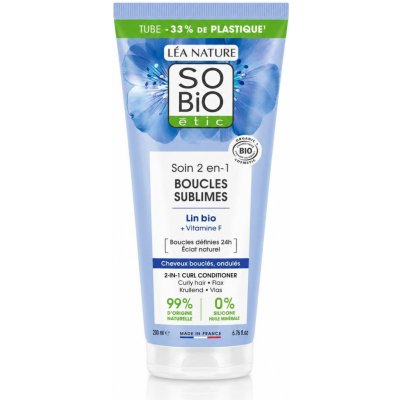 SO’BiO étic Péče 2v1 pro kudrnaté vlasy s vitaminem F a lněným semínkem BIO 200 ml – Hledejceny.cz