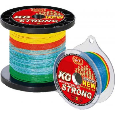 WFT Šňůra KG Strong multicolor 1m 0,22mm 32kg – Hledejceny.cz