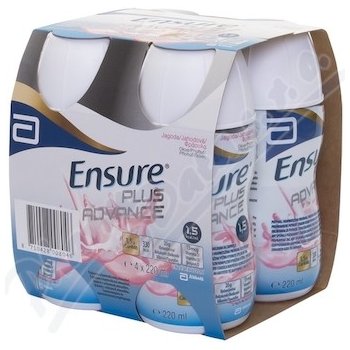 ENSURE PLUS ADVANCE JAHODOVÁ PŘÍCHUŤ POR SOL 4X220ML