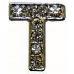 HKM Písmenko T na čelenky stříbrné – Zboží Dáma