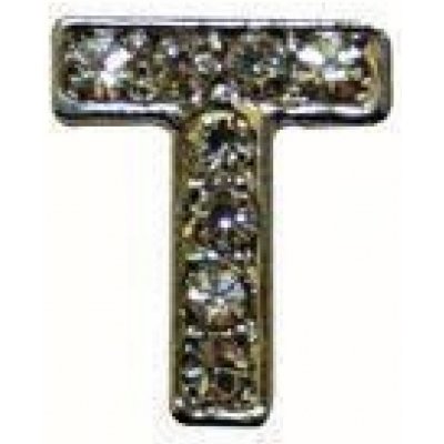 HKM Písmenko T na čelenky stříbrné – Zboží Dáma