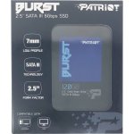 Patriot Burst 120GB 2,5" SSD SATA III, PBU120GS25SSDR – Zboží Živě