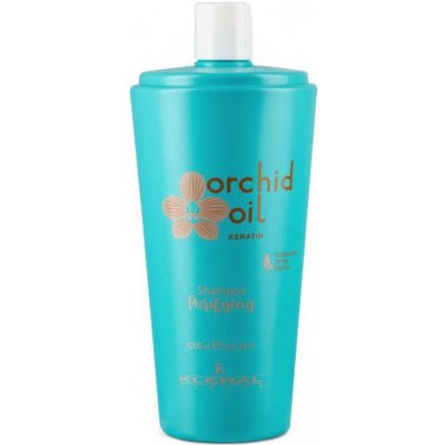 KLÉRAL Orchid Oil Keratin Purifying Shampoo 1000 ml keratinový šampon na mastné vlasy