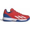 Dětské tenisové boty Adidas Courtflash - bright red/cloud white/bright royal
