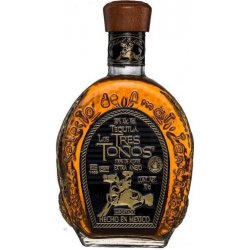 LOS TRES TONOS extra anejo 38% 0,7 l (holá láhev)