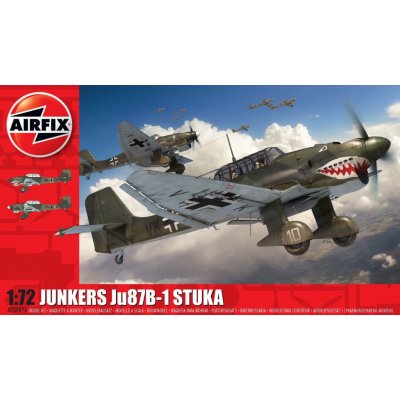Airfix Junkers Ju 87 B 1 Stuka Classic Kit A03087A 1:72 – Zboží Mobilmania