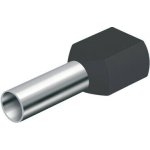 DD 6-18 černá Dutinka dvojitá,průřez 2x6,0mm2/délka 18mm,dle DIN46228 – Sleviste.cz