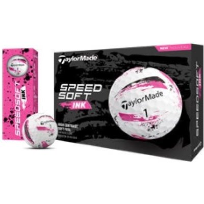 TaylorMade SpeedSoft bílé/růžové 12 ks – Zbozi.Blesk.cz