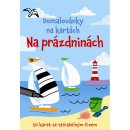 Domalovánky na kartách Na prázdninách Krabička + fix + 50 karet