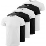 Malfini Set 5 ks: pánské tričko BASIC bílá černá – Sleviste.cz