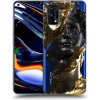 Pouzdro a kryt na mobilní telefon Realme Pouzdro Picasee silikonové Realme 7 Pro - Black Gold čiré