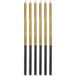 GoDan Dortové svíčky dlouhé Chrome zlaté – Zbozi.Blesk.cz