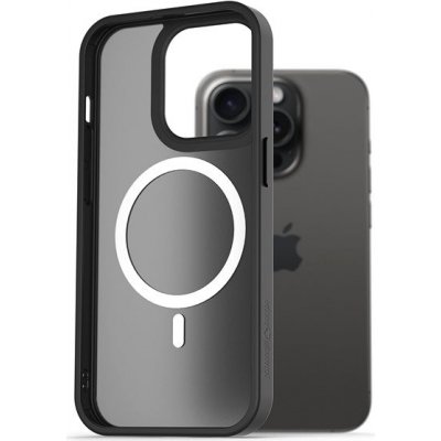 Pouzdro AlzaGuard Matte Case Compatible with MagSafe iPhone 15 Pro černé – Zboží Mobilmania