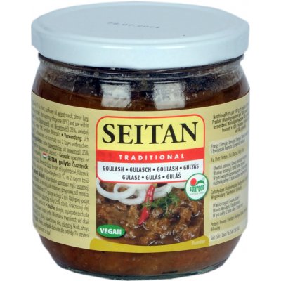SEITAN guláš 350 g Sunfood – Sleviste.cz