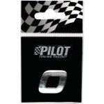 Pilot Chromované samolepící 3D číslo (0) - menší - Lampa Italy 07937