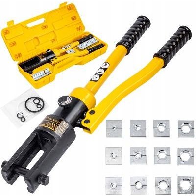 Hydraulické Lisovací Kleště 10-300 18T na koncovky kabelů SADA – Zboží Dáma