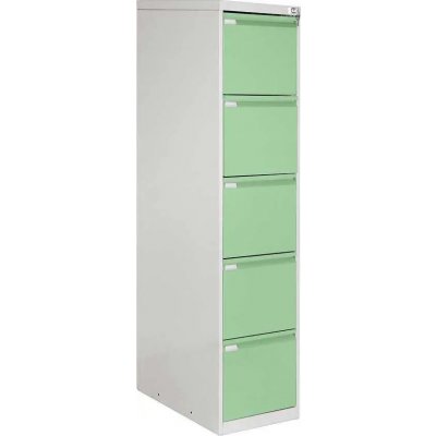 JP 405 NEW kartotéka 5-zásuvková šedá/zelinkavá – Zboží Dáma