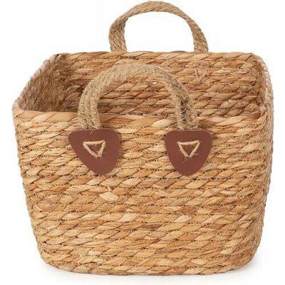 Compactor ručně pletený koš z mořské trávy KOH - M, s madly, 25 x 25 x 16 cm – Hledejceny.cz