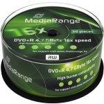 MediaRange DVD+R 4,7GB 16x, cakebox, 50ks (MR445) – Zboží Živě