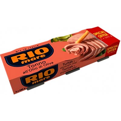 Rio Mare Tuňák v olivovém oleji 3x160 g 480 g – Zbozi.Blesk.cz