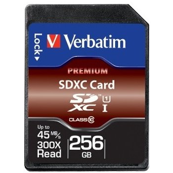 Verbatim SDXC 256 GB UHS-I U1 44026