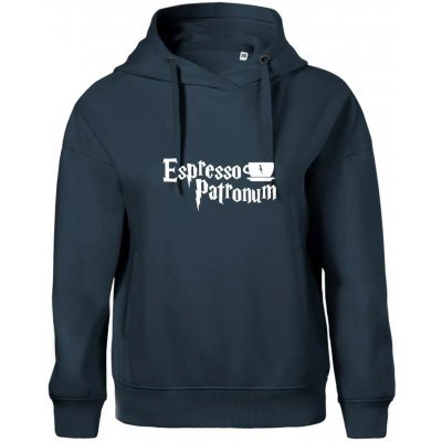Harry Espresso Patronum Oversized mikina dámská Moon kratší + širší Námořní modrá velmi tmavá téměř černá – Hledejceny.cz