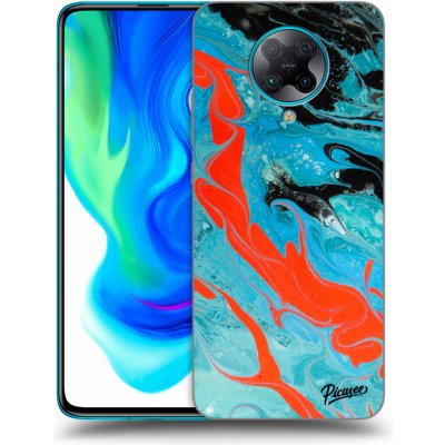 Pouzdro Picasee silikonové Xiaomi Poco F2 Pro - Blue Magma černé – Zboží Mobilmania