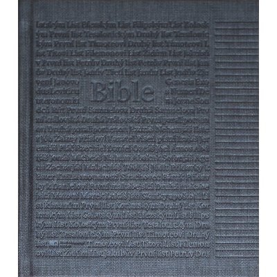 Poznámková Bible antracitová – Zboží Mobilmania