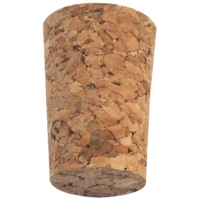 Korková zátka kónická aglomerovaná 33x23/18 mm, 100 ks – Hledejceny.cz