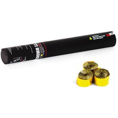 Tcm Fx Ruční dělo na konfety-serpentýny 40cm zlaté konfety – Zboží Dáma