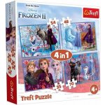 Trefl 4v1 Ledové království II/Frozen II v krabici 28 x 28 x 6 cm – Zbozi.Blesk.cz