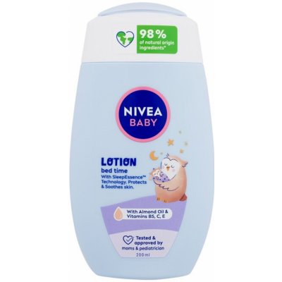 Nivea Baby Bed time hydratační zklidňující mléko 200 ml – Zboží Mobilmania