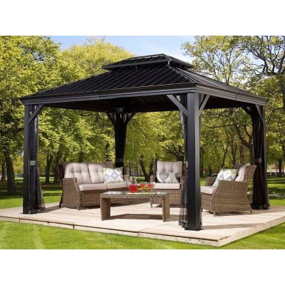 Sojag Messina 10x12 298 x 363 x 292 cm antracit – Hledejceny.cz
