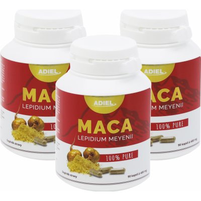 Adiel Maca 100% Pure 3 x 90 kapslí – Hledejceny.cz