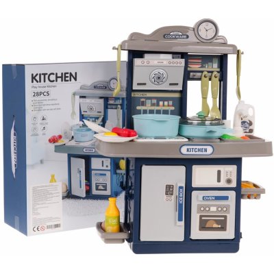 Majlo Toys Dětská mini kuchyňka se zvuky House Kitchen modrá – Sleviste.cz