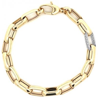 Beny Jewellery zlatý náramek se Zirkony 7010415