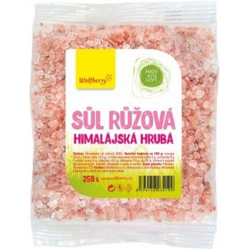 Wolfberry himalájská sůl růžová hrubá 250 g