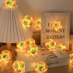 TESLA lighting Tesla - vánoční nano řetěz Růže, 10LED, 1m + 20cm kabel, 2x AA baterie, časovač, IP20 – Hledejceny.cz