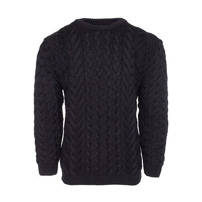 Vlnka vlněný svetr S08 černá – Zboží Dáma