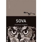 Brož SOVA 4 růžová malinová – Zboží Dáma