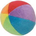 Goki Plyšový duhový míček s chrastítkem – Zboží Dáma