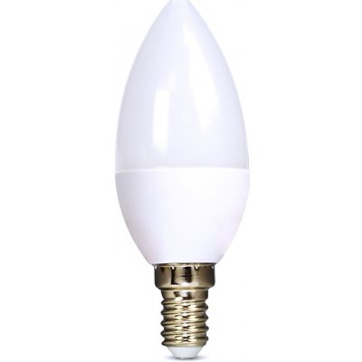 Solight LED žárovka svíčka matná C37 6W, E14, 6000K, 510lm – Hledejceny.cz