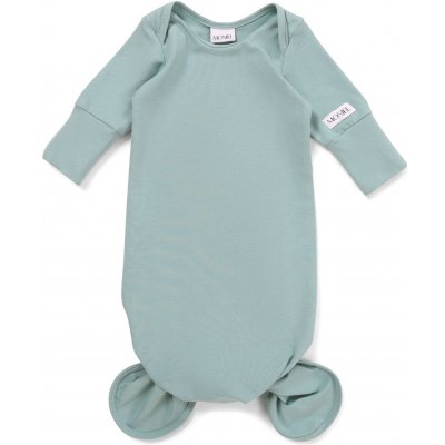 Moniel Novorozenecké body s uzlem Pastel mintová – Hledejceny.cz