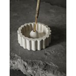 Dess Craft Studio STEM Stojánek na vonné tyčinky s vroubkovaným okrajem ručně odlévaný Barva 1 Alabaster Silk – Hledejceny.cz