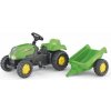Příslušenství pro vozítko Šlapací traktor Rolly Kid s vlečkou zelený